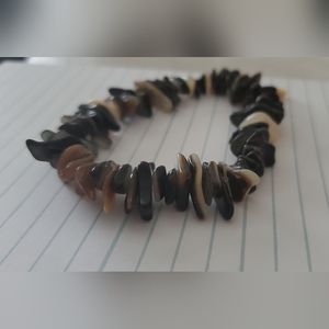 River Shell Handmade Stretch Bracelet